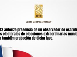 Pleno JCE autoriza presencia de un observador de escrutinio en colegios electorales de elecciones extraordinarias municipales