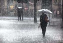 9 provincias en alerta debido a sistema lluvioso