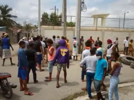 Ciudadanos de Manoguayabo se lanzan a las calles para evitar traslado de presos de La Victoria