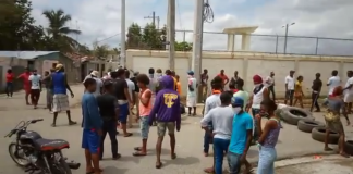 Ciudadanos de Manoguayabo se lanzan a las calles para evitar traslado de presos de La Victoria