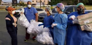 Candidata de SDE se solidariza con el personal médico y policías