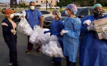 Candidata de SDE se solidariza con el personal médico y policías