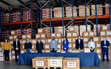 CONEP realiza al gobierno primera entrega de pruebas y equipos para detección del coronavirus