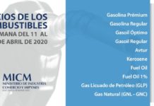 Nuevamente sube el GLP y bajan los demás combustibles