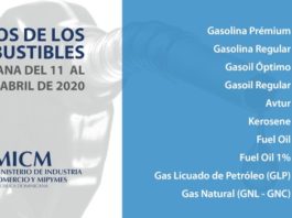 Nuevamente sube el GLP y bajan los demás combustibles