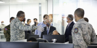 Danilo Medina visita C5i, aliado fundamental en guerra contra el coronavirus