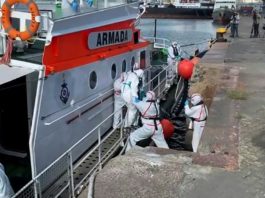 Más de 80 casos de coronavirus en crucero australiano anclado en Uruguay