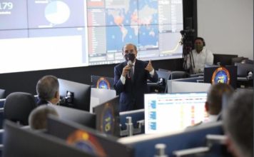 Danilo inaugura C5i y la Big Data sanitaria del coronavirus en el Ministerio de Defensa