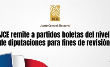JCE remite a partidos boletas del nivel de diputaciones para fines de revisión
