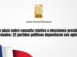 Concluye plazo sobre consulta relativa a elecciones presidenciales y congresuales