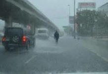 Lluvias dispersas en algunas localidades
