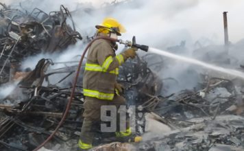 Sistema 9-1-1 informa fue extinguido el incendio en Brisas del Este