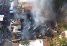 Sistema 9-1-1 informa que fue extinguido incendio en taller de ebanistería en Santiago