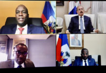 Presidente Danilo Medina sostiene conferencia con homólogo de Haití, Jovenel Moïse