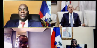 Presidente Danilo Medina sostiene conferencia con homólogo de Haití, Jovenel Moïse