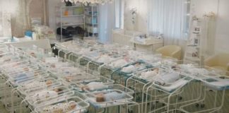 Bebés nacidos de vientres de alquiler varados en un hotel en Ucrania