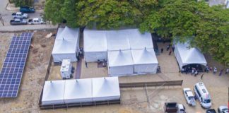 Abinader instala segundo hospital temporal en Villa Vásquez