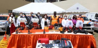 Gobierno entregó equipos a la Defensa Civil con fondos donados por los Emiratos Árabes Unidos