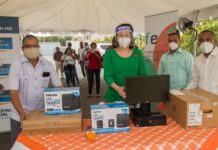 FEDA y Reservas del País entregan computadoras a productores agropecuarios, para facilitar y mejorar manejo de finanzas y comercialización