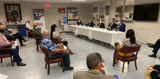 Presidente JCE sostiene reunión con miembros de la OCLEE de Nueva York y delegados de partidos políticos sobre elecciones del 5 de julio