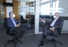 Presidente de LIDOM se reúne con alcalde de SDE, Manuel Jiménez