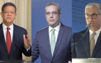 Ponen nota a candidatos por exposición en AIRD: Gonzalo 55, Leonel 85 y Abinader 90