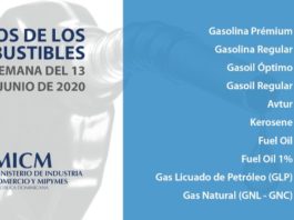 Combustibles suben desde RD$8.90 y RD$3.40; GN mantiene su precio