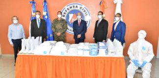 Gobierno dominicano recibe donativo de la Unión Europea destinado a la Defensa Civil para combatir el COVID-19