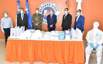Gobierno dominicano recibe donativo de la Unión Europea destinado a la Defensa Civil para combatir el COVID-19