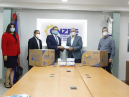 Aeropuerto del Cibao realiza segunda entrega de mascarillas al Estado