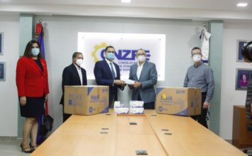 Aeropuerto del Cibao realiza segunda entrega de mascarillas al Estado