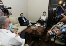 Marchena se reúne con Milagros Germán, la próxima vocera de la Presidencia