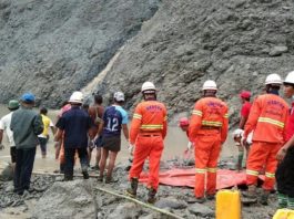 Mas de 120 muertos en un deslizamiento de terreno en minas de jade en Birmania