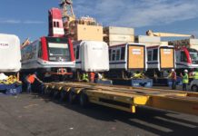 Seis nuevos vagones para el Metro de SD llegarán mañana al país