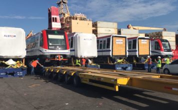 Seis nuevos vagones para el Metro de SD llegarán mañana al país