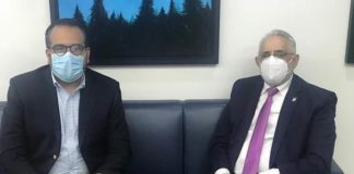 Alberto Rodríguez se reúne con Vitelio Mejía en respaldo a la LIDOM y la Liga de Verano