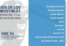 Combustibles suben entre RD$2.20 y RD$6.70
