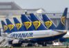 Ryanair anuncia pérdidas por 216 millones de dólares debido a la pandemia