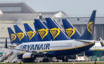 Ryanair anuncia pérdidas por 216 millones de dólares debido a la pandemia