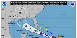 Tormenta Laura bien cerca de República Dominicana