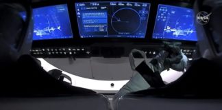 Astronautas de EEUU, rumbo a la Tierra a bordo de la cápsula de SpaceX