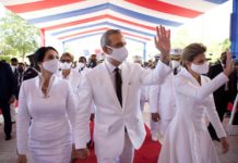 Presidente electo Abinader llega al Congreso Nacional