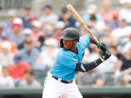 Lewin Díaz se convierte en el dominicano 800 que llega a Grandes Ligas