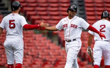 Devers se crece en victoria de los Medias Rojas