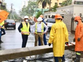 Sector eléctrico trabaja para el restablecimiento de la energía en sectores afectados por el paso de la tormenta Laura