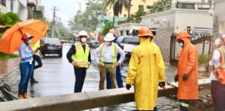 Sector eléctrico trabaja para el restablecimiento de la energía en sectores afectados por el paso de la tormenta Laura