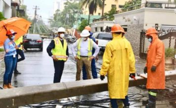 Sector eléctrico trabaja para el restablecimiento de la energía en sectores afectados por el paso de la tormenta Laura