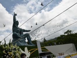 Nagasaki conmemora los 75 años del lanzamiento de la bomba atómica