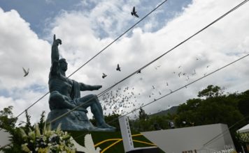Nagasaki conmemora los 75 años del lanzamiento de la bomba atómica