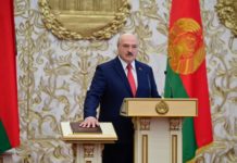 Lukashenko, investido en secreto en medio de las protestas en Bielorrusia